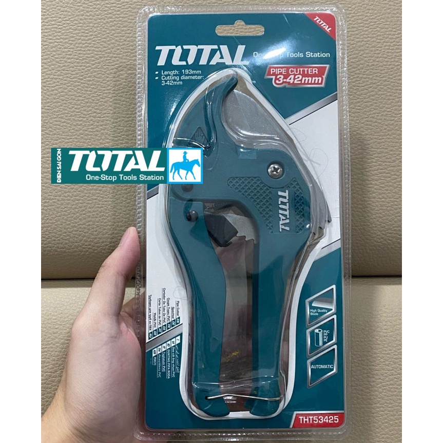 Total DAO KÉO CẮT ỐNG NHỰA PVC 193MM THT53425 THT534216
