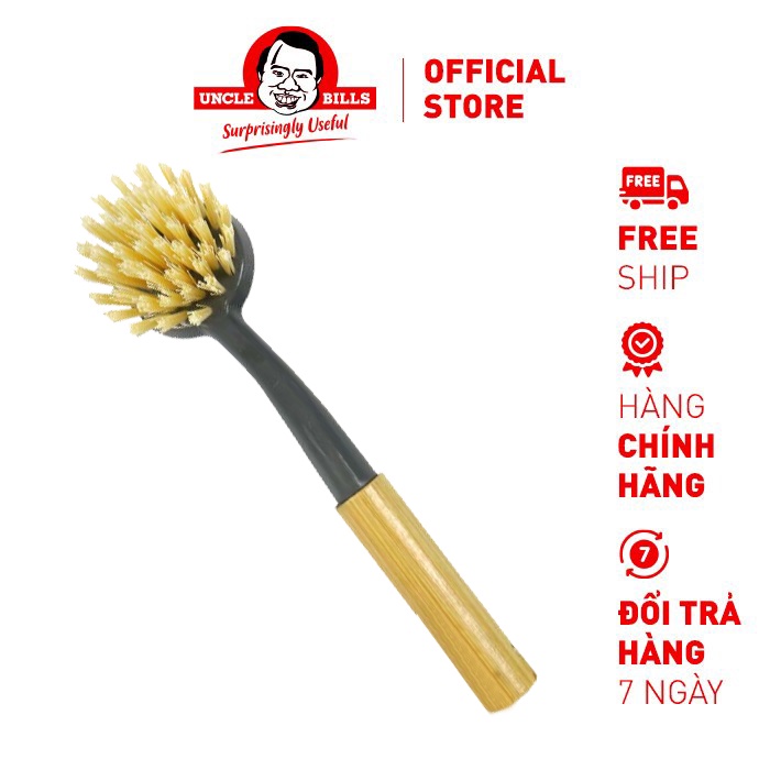 Cọ Rửa Thức Ăn Sợi Tre 24cm Uncle Bills BC0646