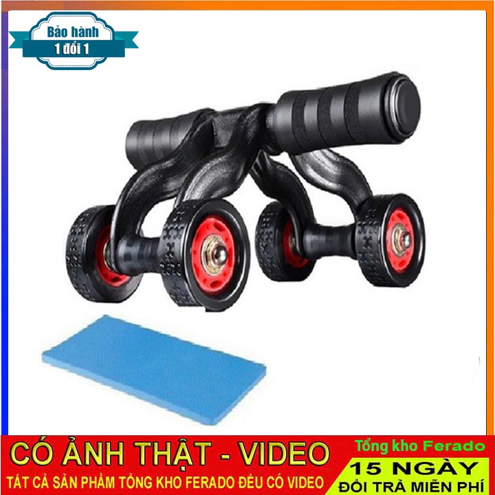 Con lăn tập bụng 4 bánh xe