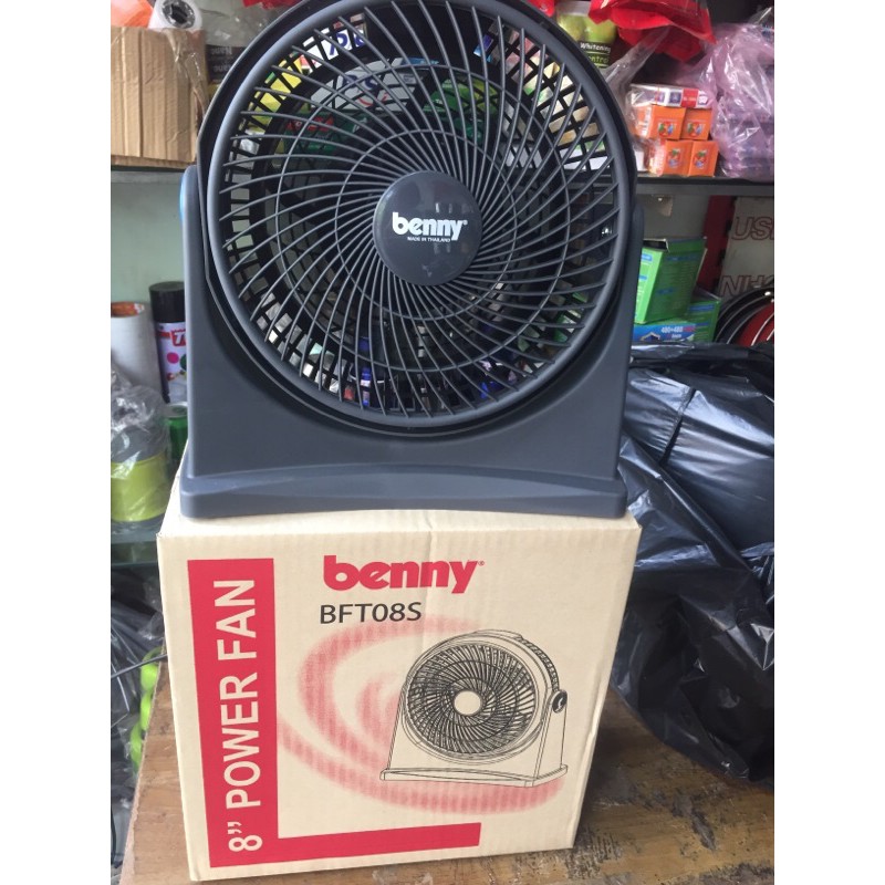 Quạt hộp benny BST08S để bàn, treo tường.