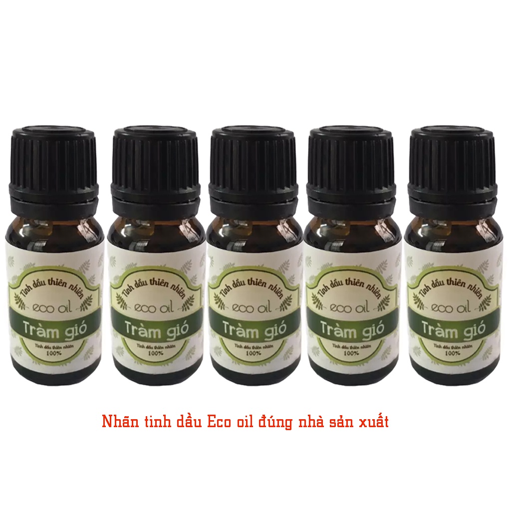 Combo 5 chai tinh dầu 10ml Song An eco oil các loại ( check ib ) tặng 1 chai tinh dầu 10ml