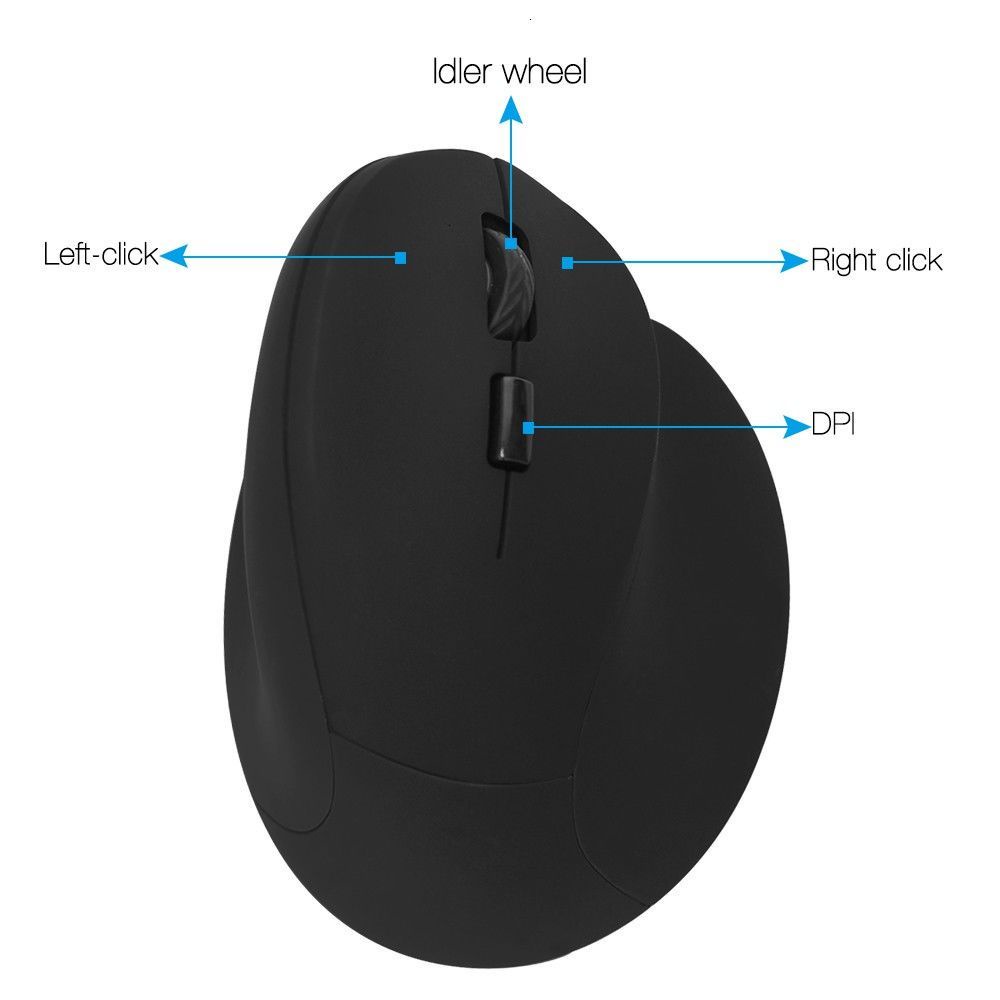 Chuột không dây 2.4G 5D 1600 DPI