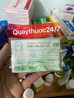 ✅GIẤY THẤM DẦU ACNES (100 tờ)
