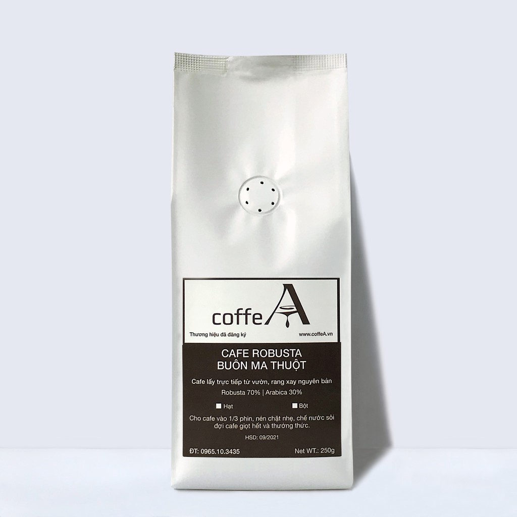 Dòng 73RA - 250g - CoffeA thương hiệu cà phê gia đình từ 1980 (Dùng được pha phin/ pha máy)