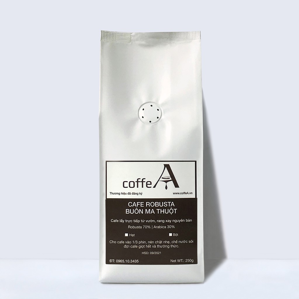 Cafe nguyên chất Robusta Arabica rang xay, pha phin pha máy coffea 250g 73ra | BigBuy360 - bigbuy360.vn