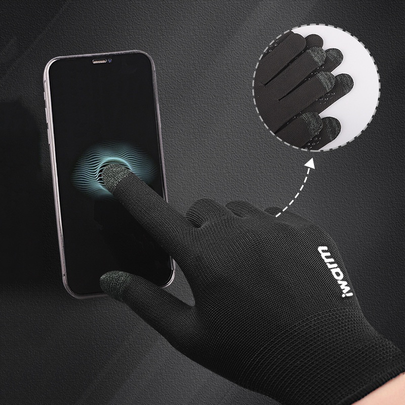 1 đôi găng tay lái xe chống nắng chống tia UV có thể chạm màn hình cảm ứng dành cho nam nữ