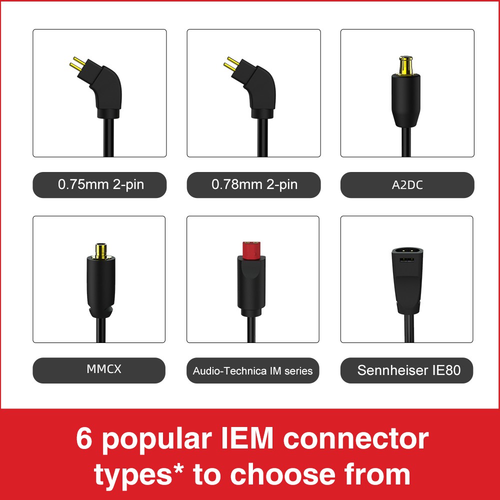 TRN BT3S Wireless Bluetooth5.0 Aptx Cable 2PIN 0.75 0.78mm IE80 MMCX A2DC Headphone Bluetooth Cable For TRN X6/KZ/TFZ/ /TIN