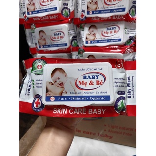 Combo 10 khăn ướt baby wipes 80g