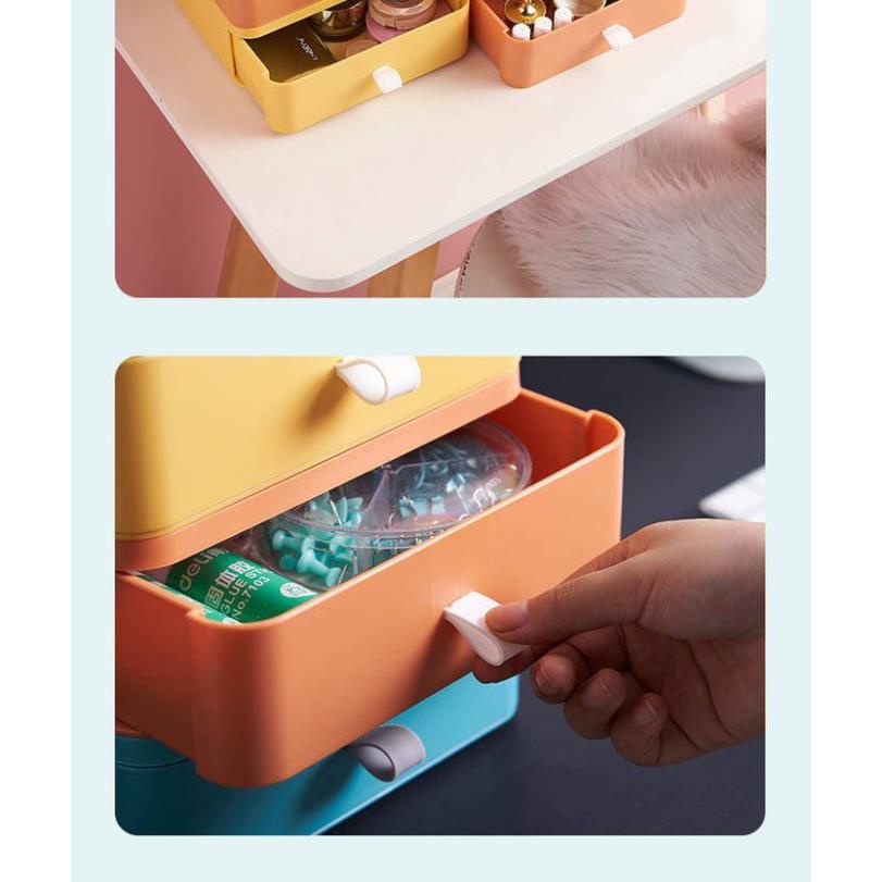 Hộp ngăn kéo đựng đồ dùng để decor, đựng mỹ phẩm, đồ vật trong nhà, trang sức, văn phòng