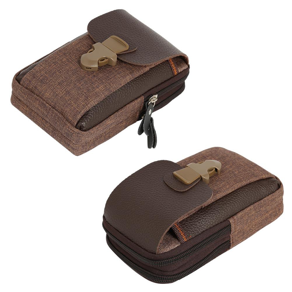 Túi đeo hông bằng da kiểu dáng thời trang 6inch