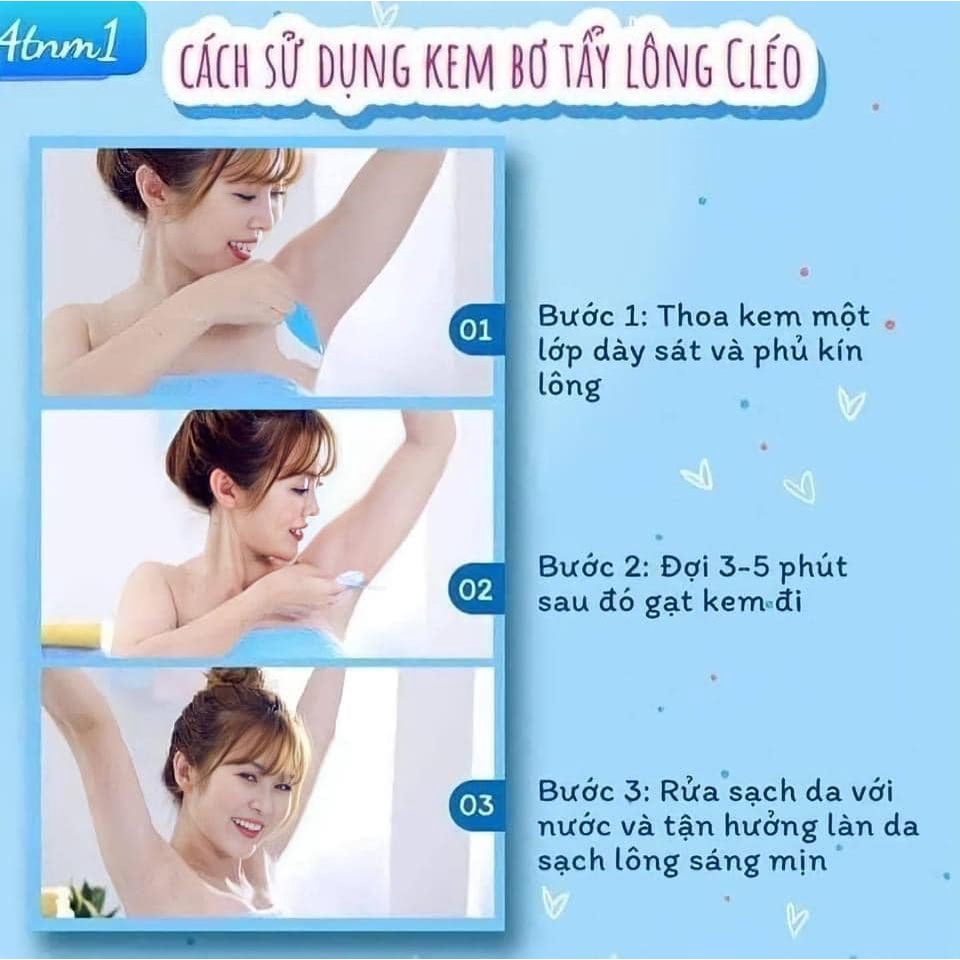 KEM TẨY LÔNG CLEO