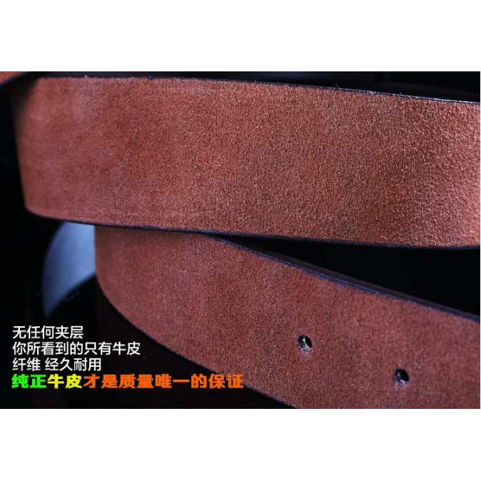 Thắt Lưng Dây Nịt Nam Da Bò khóa kim cao cấp