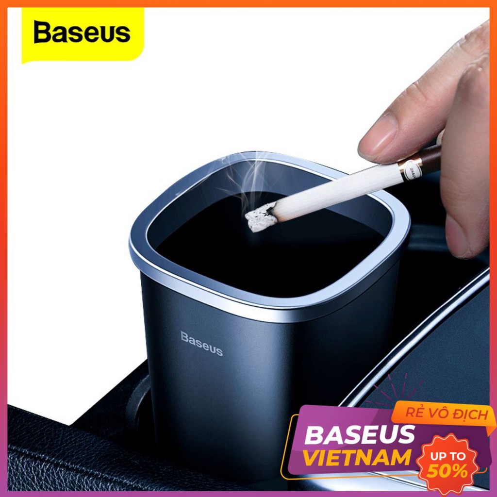 Thùng rác loại nhỏ Baseus thiết kế tiện lợi để trang trí xe hơi/văn phòng