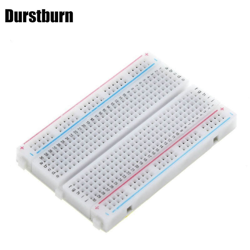 400 điểm Tie Không hàn 8,5 cm x 5,5 cm PCB Breadboard Mini Universal Test Protoboard DIY Bread Board