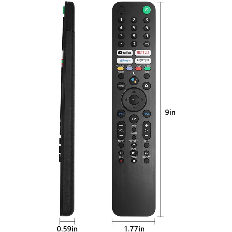 Điều Khiển Từ Xa Bằng Giọng Nói RMF-TX520U MG3-TX520U Cho TV Sony Smart TV KD-43X80J KD-43X85J KD-50X85J XR-50X90J XR55X90J XR55X94J XR65A80CJ XR65A80J 65A80J 65A80J9X9X9X60J9X60J