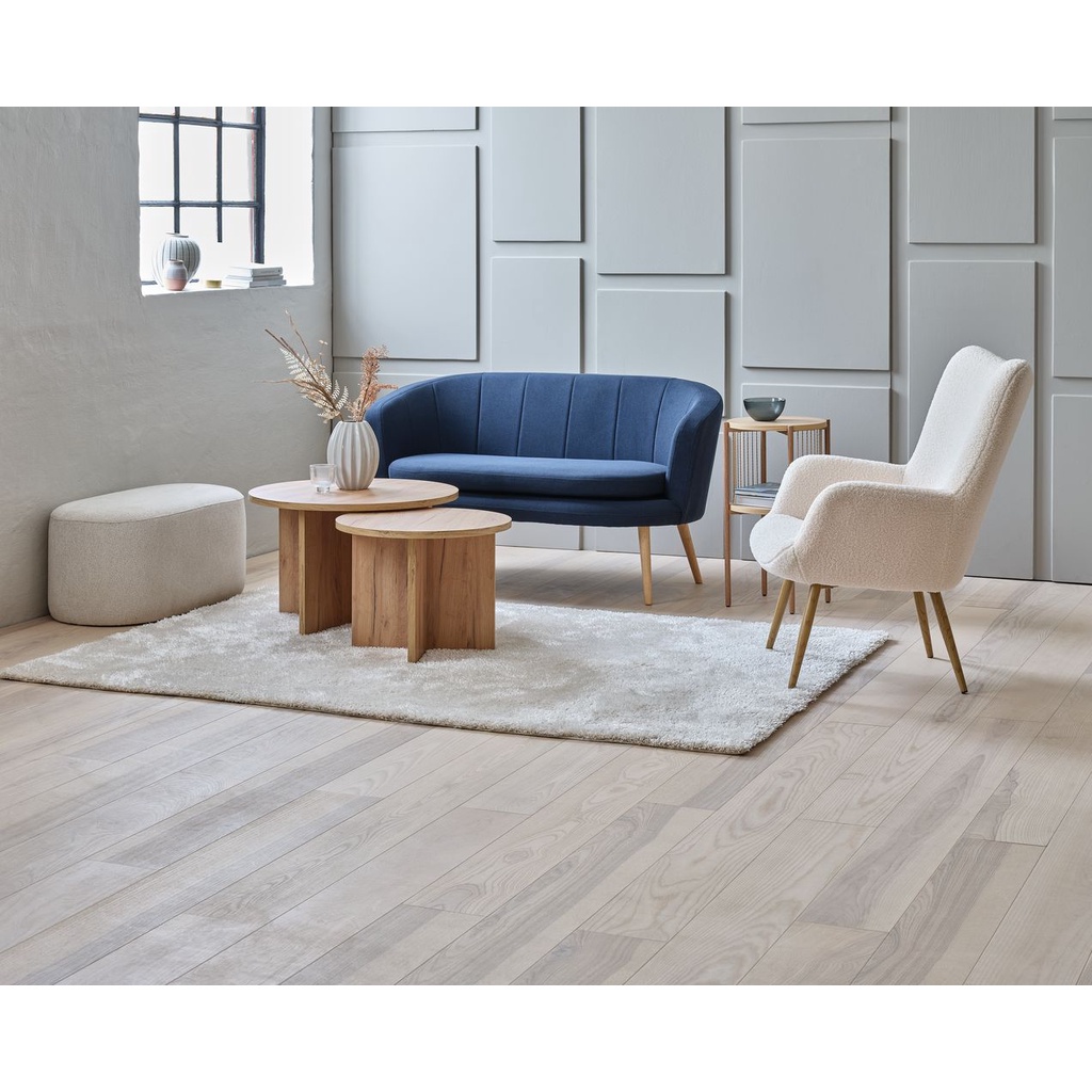 Tủ đầu giường | JYSK Egelev | veneer sồi/kim loại | màu sồi | DK35xC65cm