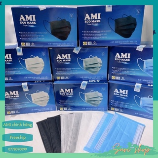 Khẩu trang y tế AMI kháng khuẩn 4 lớp chính hãng
