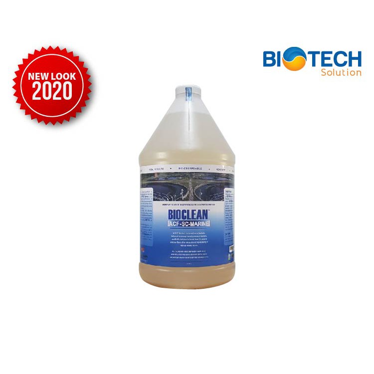 Hàng Mỹ - Vi Sinh Xử Lý Nước Thải Có Độ Mặn Cao Bioclean ACF-SC Marine - Chai Gallon= 3,785L