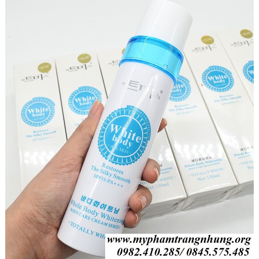 KÍCH TRẮNG WHITE BODY HÀN QUỐC
