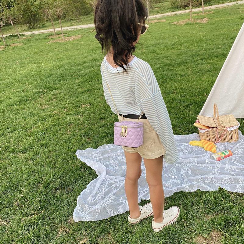 Túi xô hoạ tiết thêu phong cách Hàn Quốc cho bé gái