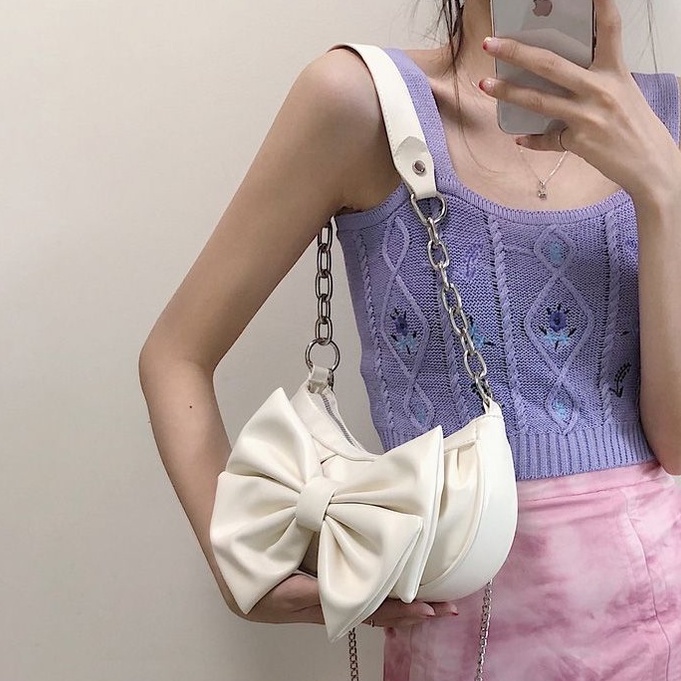 Túi Đeo Vai Thiết Kế Mới Thời Trang Theo Phong Cách Retro Cho Nữ