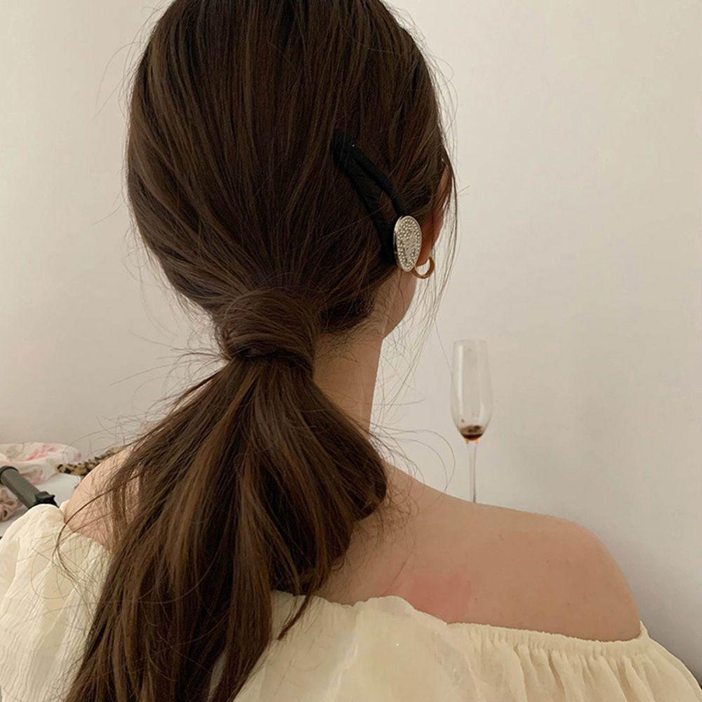 Dây Cột Tóc 15H In Chữ C Dễ Thương Xinh Xắn Cho Nữ