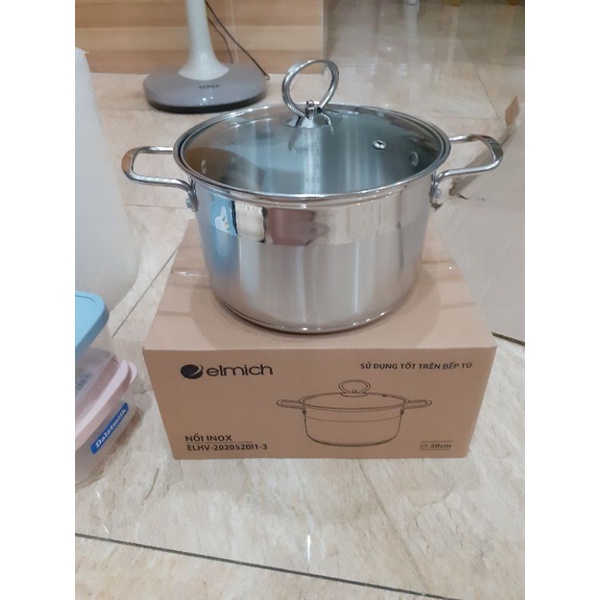 Nồi inox 5 đáy Elmich cao cấp 20cm Quà tặng từ Maggi