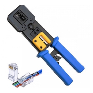 Kìm bấm dây mạng xuyên thấu - kìm bấm dây mạng lan rj 45