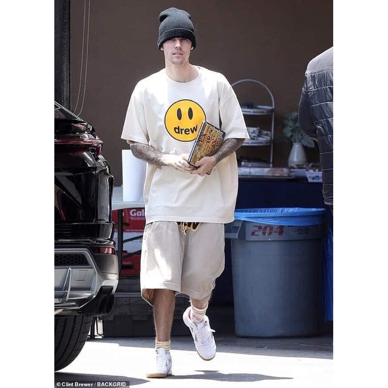 Áo thun tay lỡ DREW House Mặt cười Hogoto shop , Áo thun unisex nam nữ form rộng oversize chất liệu Cotton | BigBuy360 - bigbuy360.vn