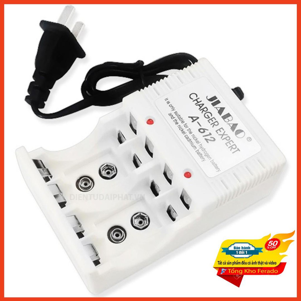 [ Siêu rẻ ] Sạc pin đa năng JIABAO A-612