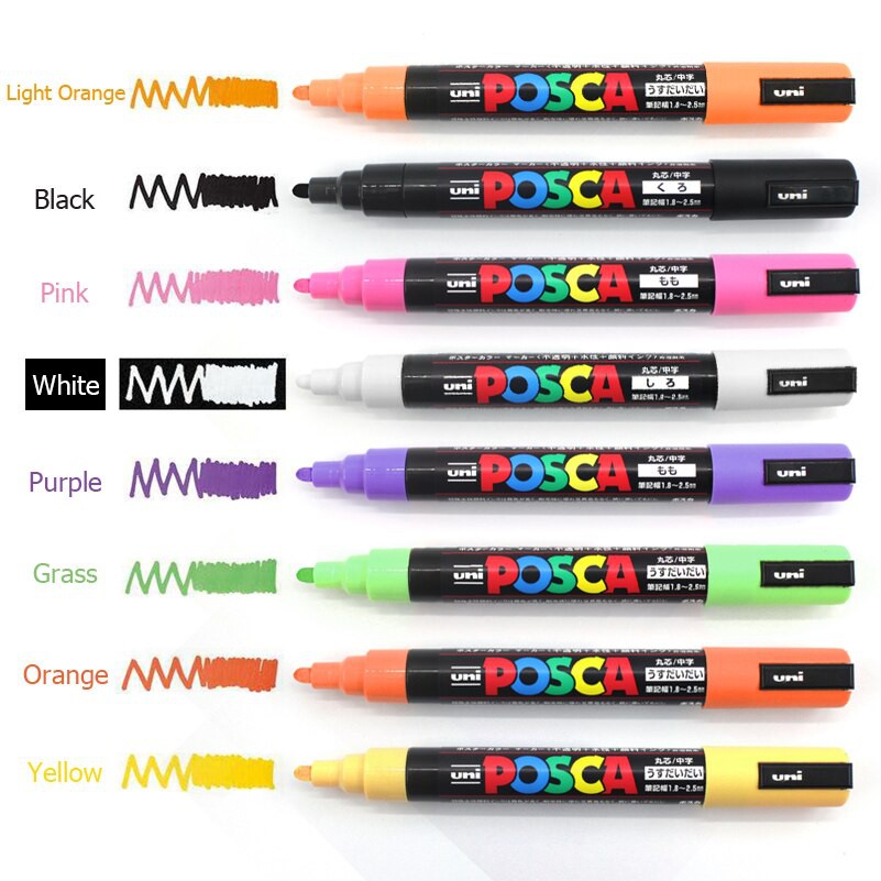 Bút vẽ trên nhiều chất liệu Uni Posca Paint Marker PC-1M