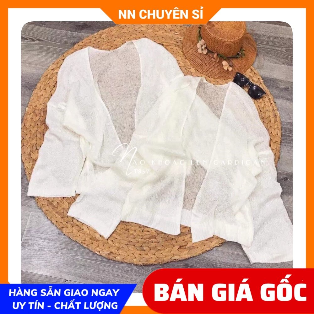 HÀNG ĐẸP ⚡ ÁO KHOÁC LEN MỎNG ⚡ ÁO KHOÁC CARDIGAN ⚡ ÁO KHOÁC LEN DỆT KIM TS57