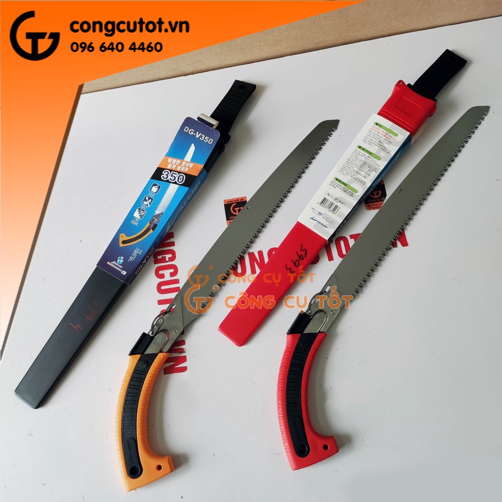 Cưa cành thẳng 350mm lưỡi thép SK4  DAEGUN DG351V Hàn Quốc