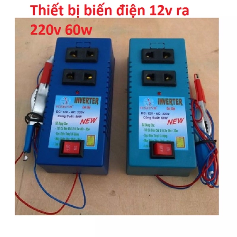Thiết Bị Biến Điện 12v Ra 220v 60w