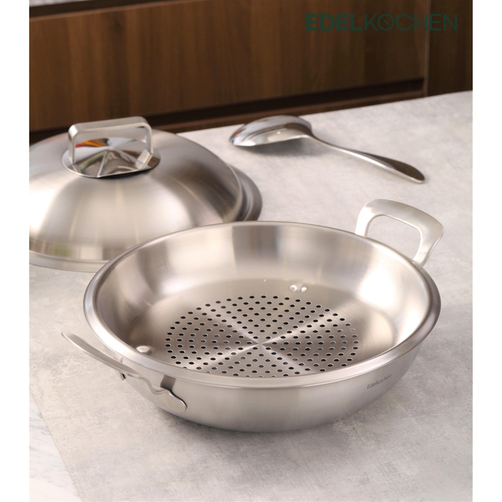 [Chính hãng Edelkochen] Bộ 4 Nồi Edelkochen Tango Inox 304 Cao Cấp Đáy từ - Bảo hành 2 năm