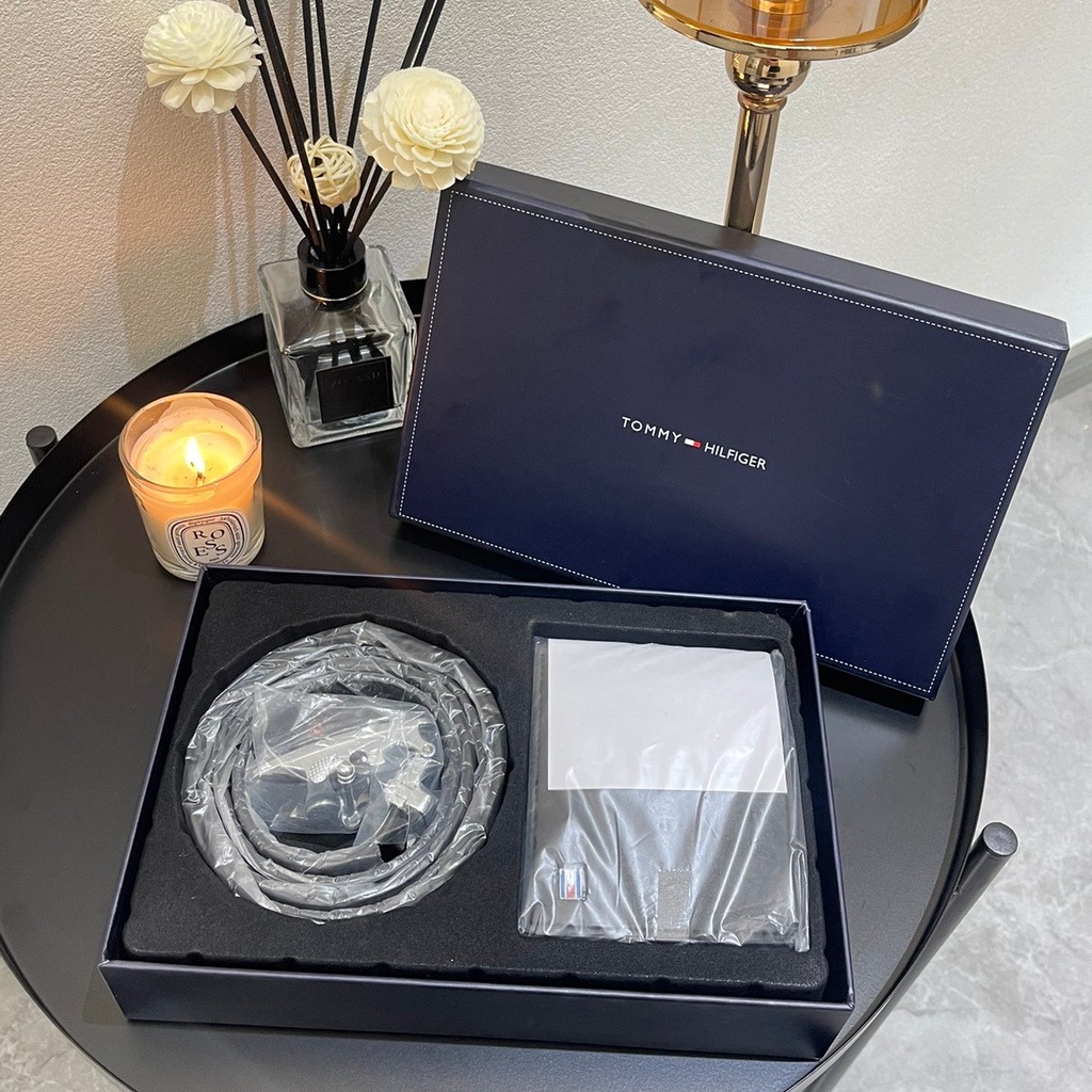 Thắt Lưng Da Kèm Ví 120cm Kiểu Dáng Sang Trọng Cho Nam