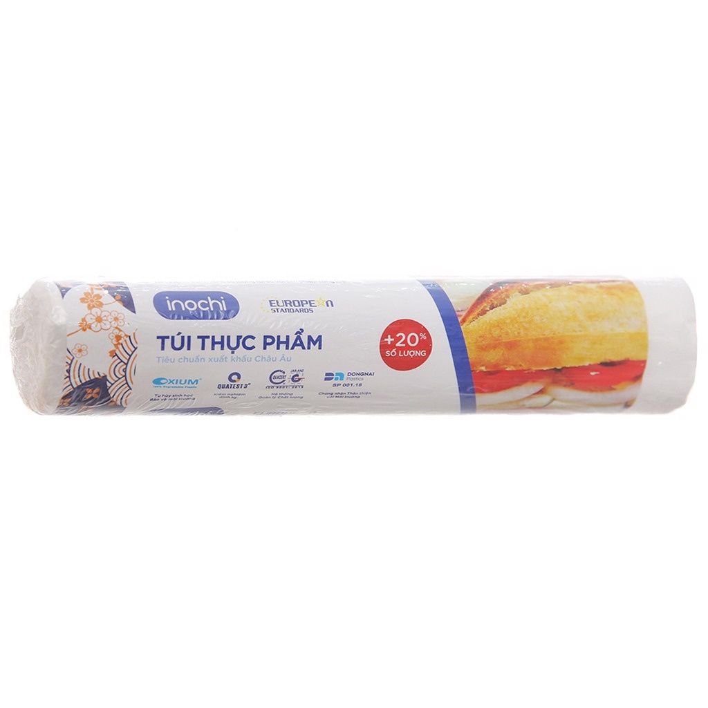 Túi đựng thực phẩm tự hủy sinh học INOCHI Shinsen 1.4L, 3L