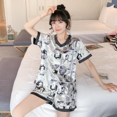 [Hàng Có Sẵn] [Hàng Y Hình] Đồ Ngủ Nữ Đồ Mặc Nhà Tay Ngắn Quần Ngắn Xinh Xắn Dễ Thương Mùa Hè QCCC Chất Đẹp Thoáng Mát | BigBuy360 - bigbuy360.vn