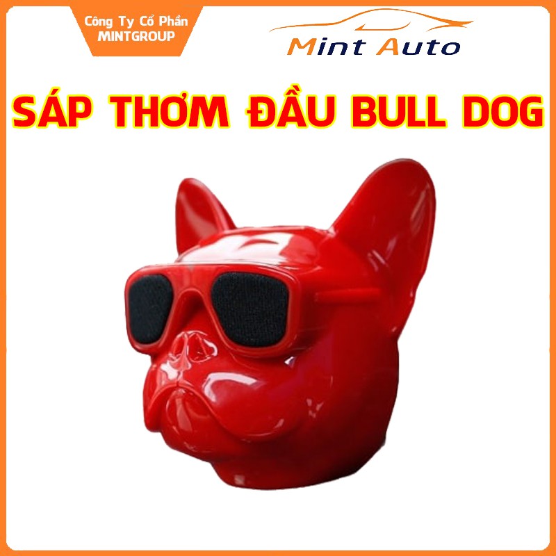 Sáp thơm ô tô khử mùi mô hình đầu chó PitBull cao cấp - sang trọng