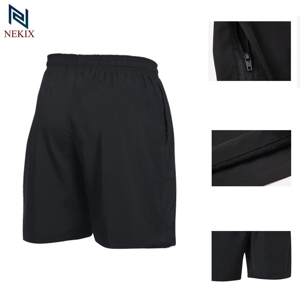 Quần Đùi Nam Thể Thao Chất Gió Cao Cấp Mềm Không Nhăn Thoáng Mát Thấm Hút Mồ Hôi 36