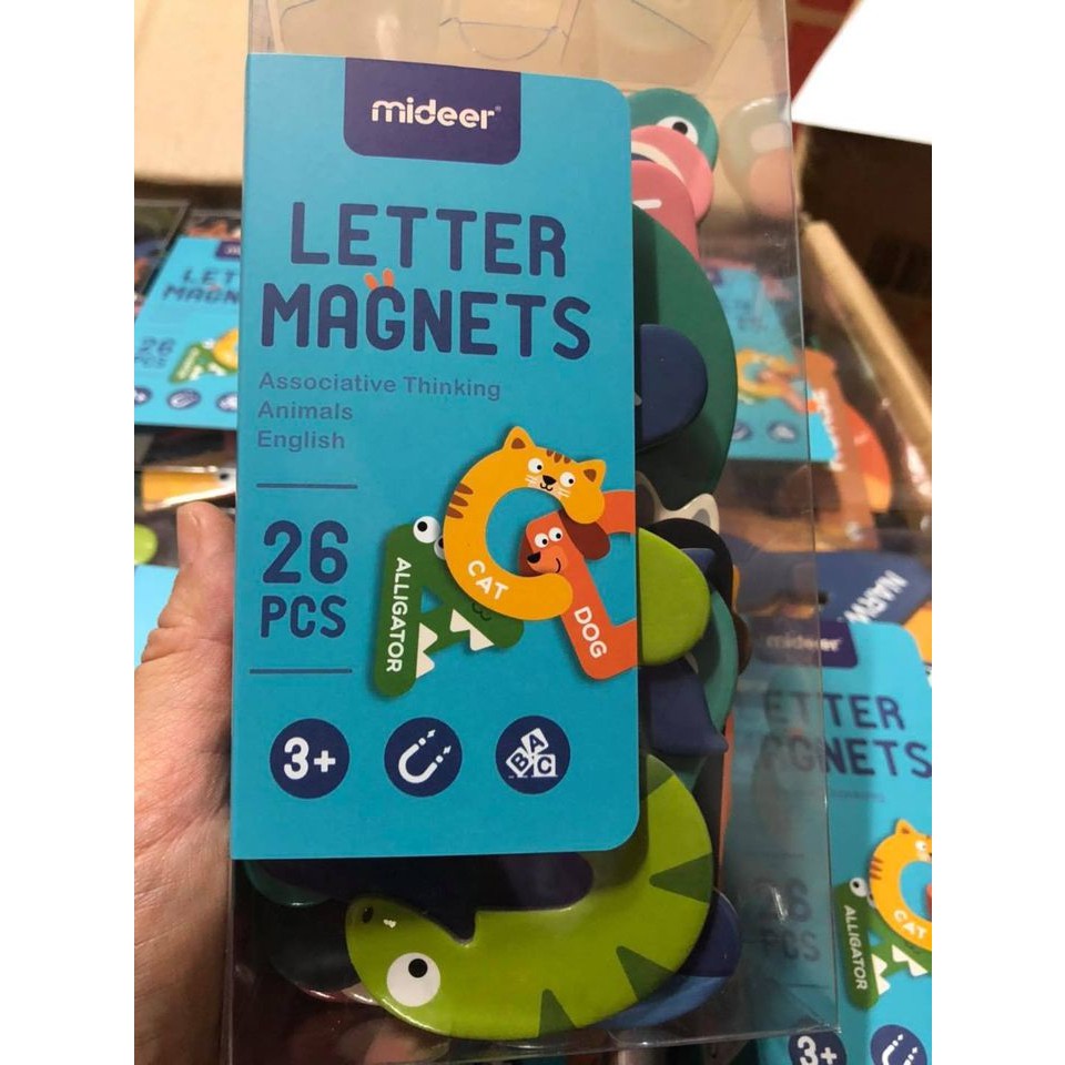 Mideer 2064 - Mideer 2102 Bộ Chữ Cái và Bộ Chữ Số Nam Châm Mideer Letter Magnets Number Magnets (Dành Cho Bé từ 2 Tuổi)