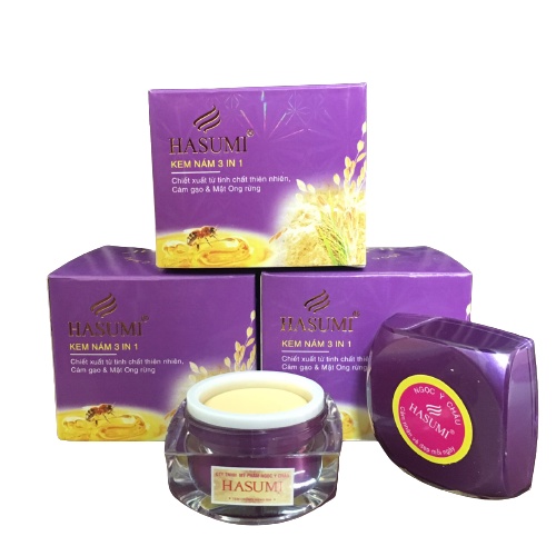 Kem nám dưỡng trắng da 3 tác dụng hasumi 15g
