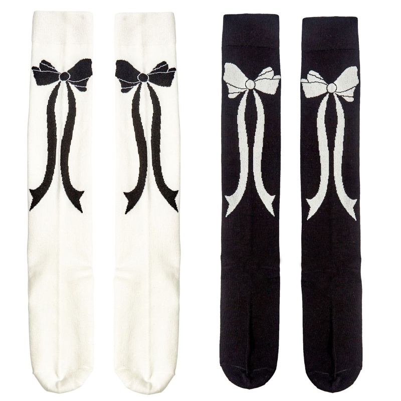 1 Đôi Tất Chân In Hình Trái Tim Phong Cách Harajuku