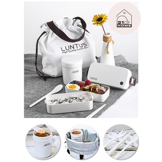 21Home Hộp đựng cơm 2 tầng nhật bản ASVEL