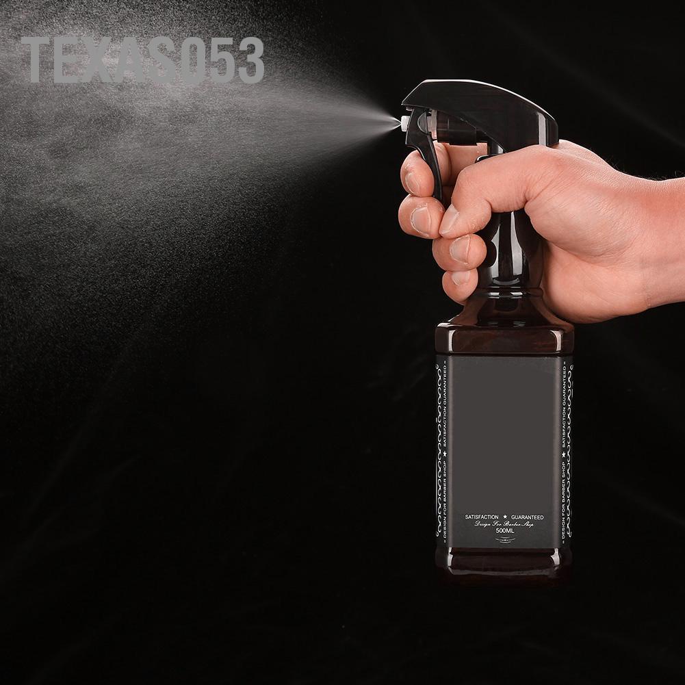 Texas053 Chai xịt làm tóc bằng nhựa 500ml Máy cắt Dụng cụ phun nước