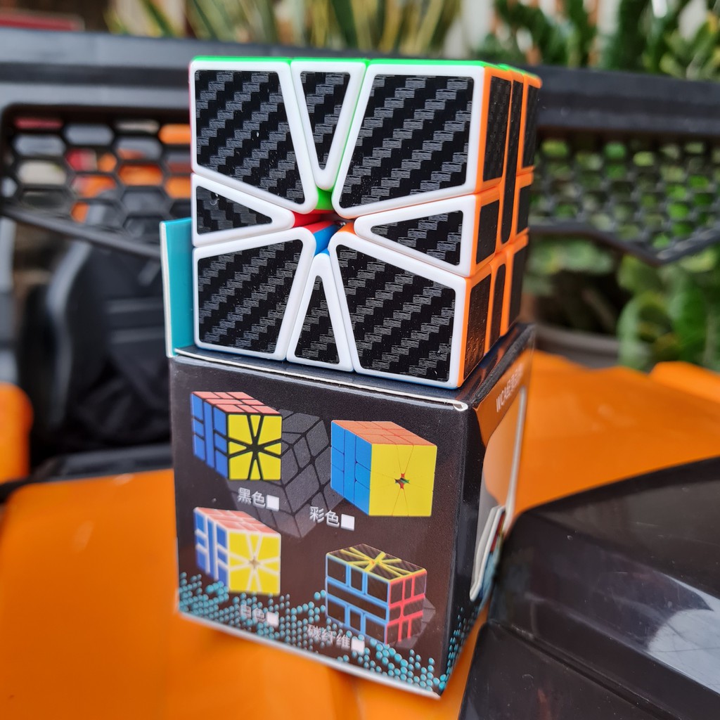 Rubik 3x3 biến thể Square Carbon