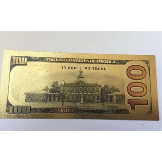 [SHOPEE TRỢ GIÁ] Tờ 100 USD mạ vàng