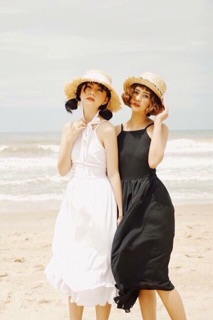 Đầm maxi nơ lưng