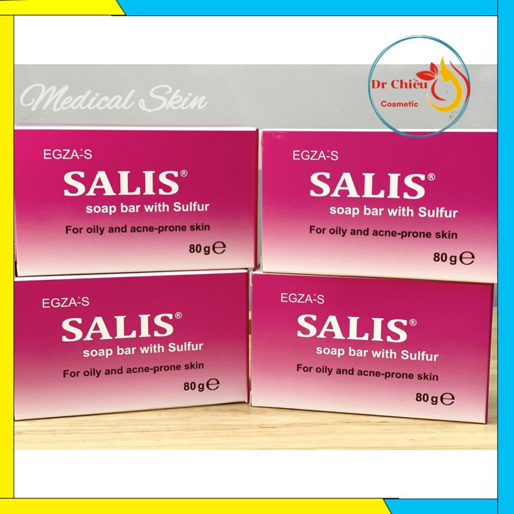 ⚜️CHÍNH HÃNG⚜️ Xà Bông Tắm ngừa Mụn  SALIS SOAP BAR