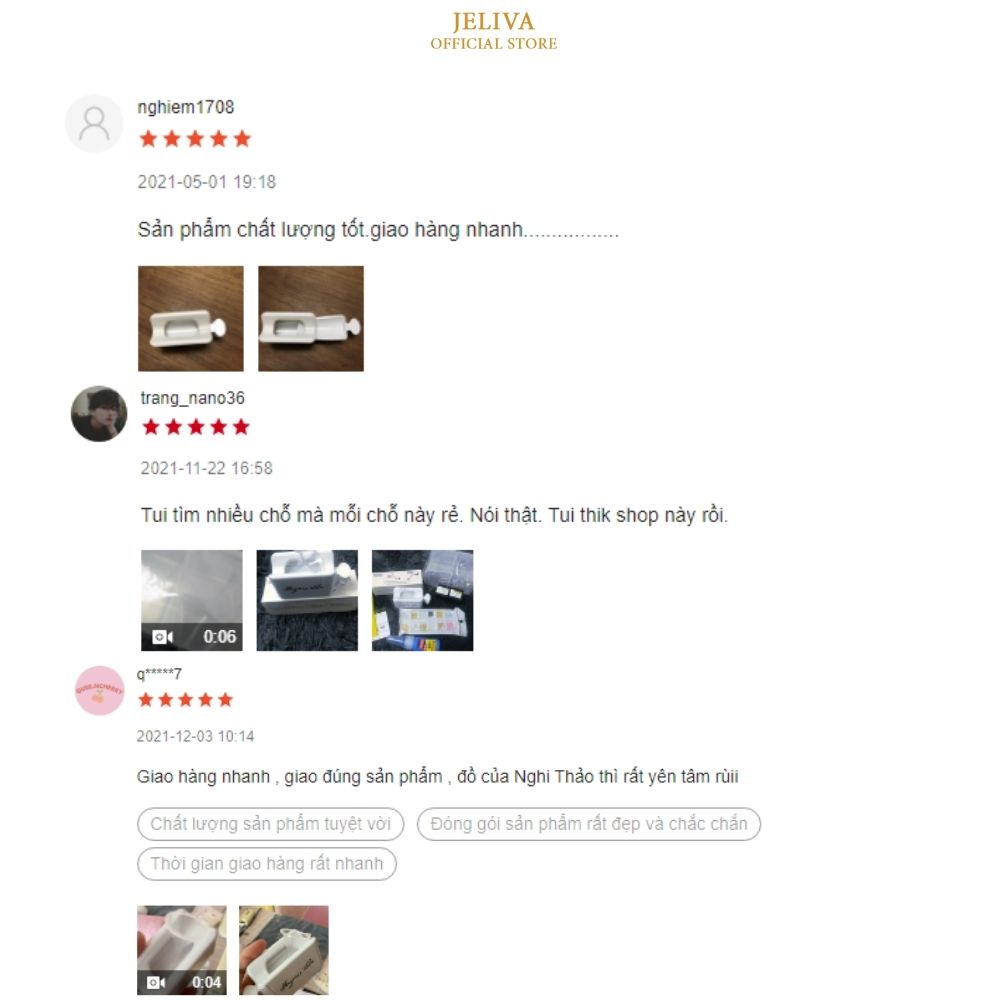 Khay đựng đá rắc nail JELIVA